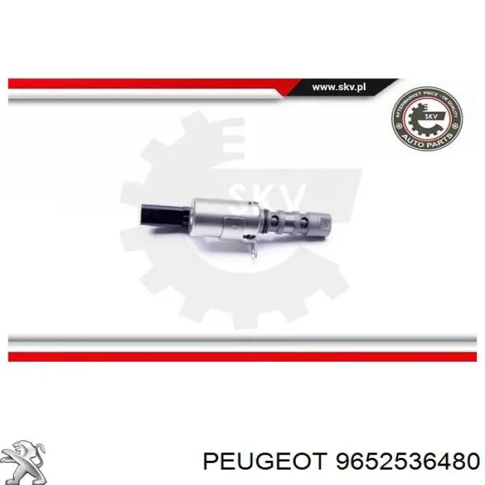 9652536480 Peugeot/Citroen Zawór elektromagnetyczny faz rozrządu