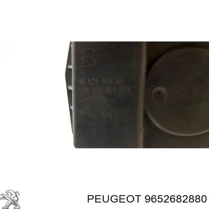 Do koszyka 9652682880 Peugeot/Citroen Przepustnica, komplet