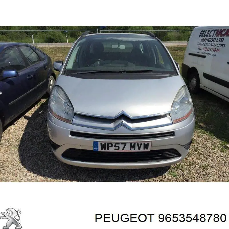 Do koszyka 9653548780 Peugeot/Citroen Przednia lampa przeciwmgielna tylna lewa