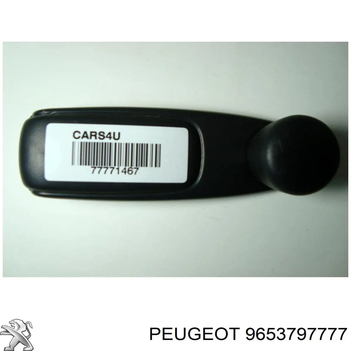 9653797777 Peugeot/Citroen Rączka podnoszenia szyby drzwi tylnych