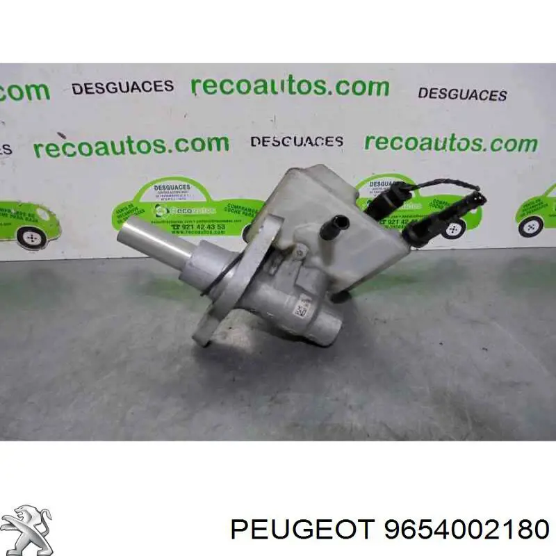 9654002180 Peugeot/Citroen Główny cylinder hamulców