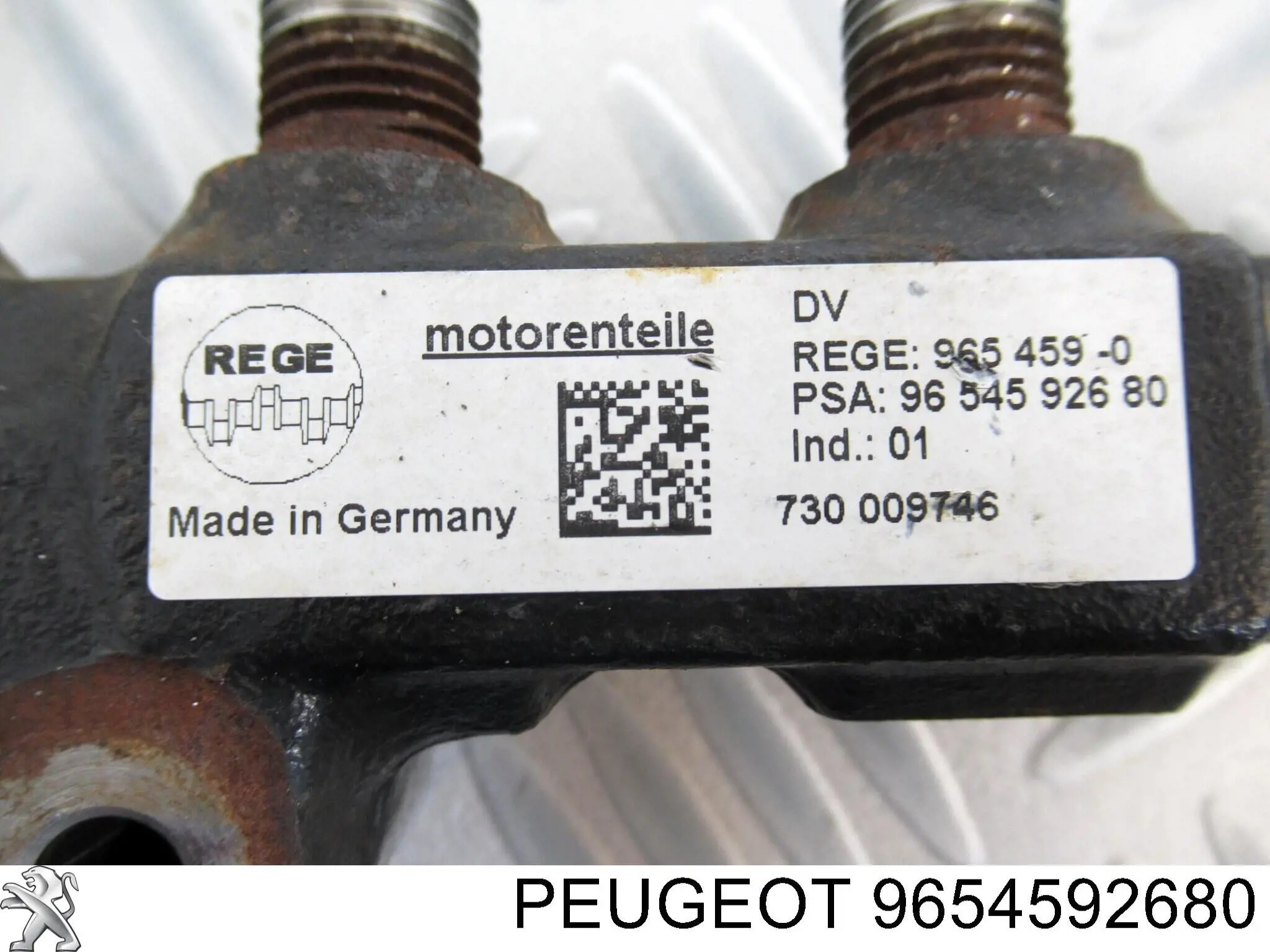 9654592680 Peugeot/Citroen Czujnik ciśnienia paliwa