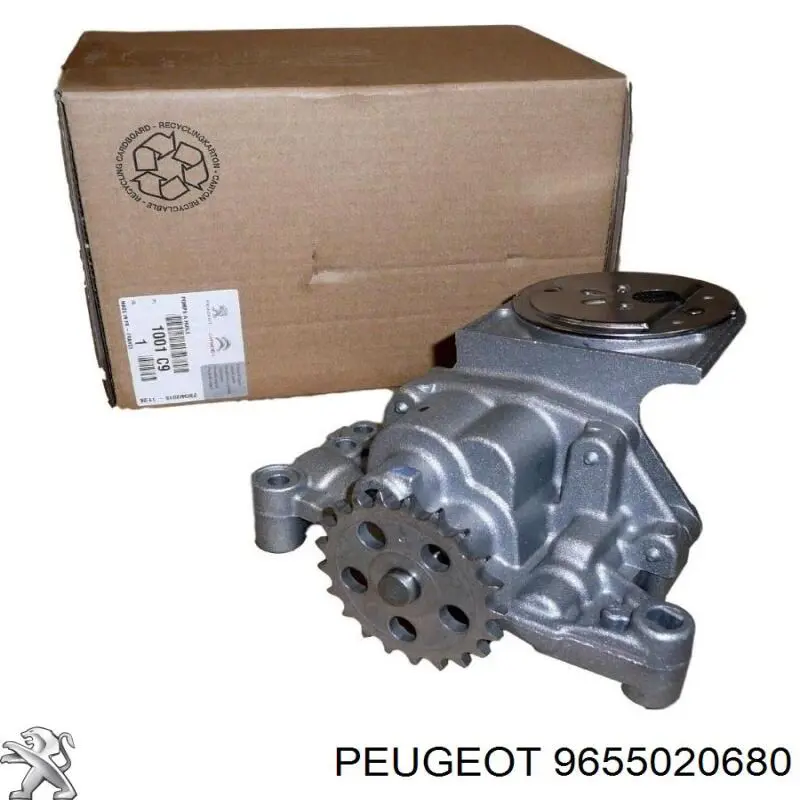 Do koszyka 9655020680 Peugeot/Citroen Pompa oleju