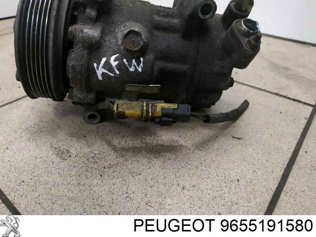 Sprężarka klimatyzacji Peugeot/Citroen 9655191580 cena, od 51,32 USD