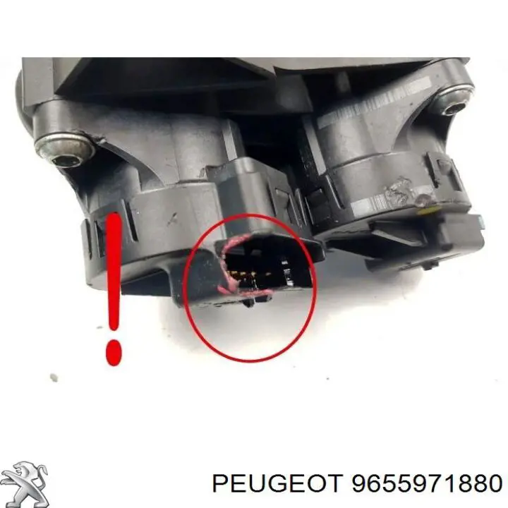 Przepustnica, komplet Peugeot/Citroen 9655971880 cena, od 120,92 USD