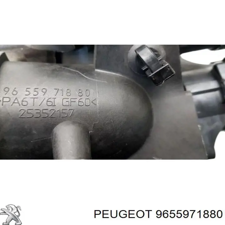 Przepustnica, komplet 9655971880 Peugeot/Citroen