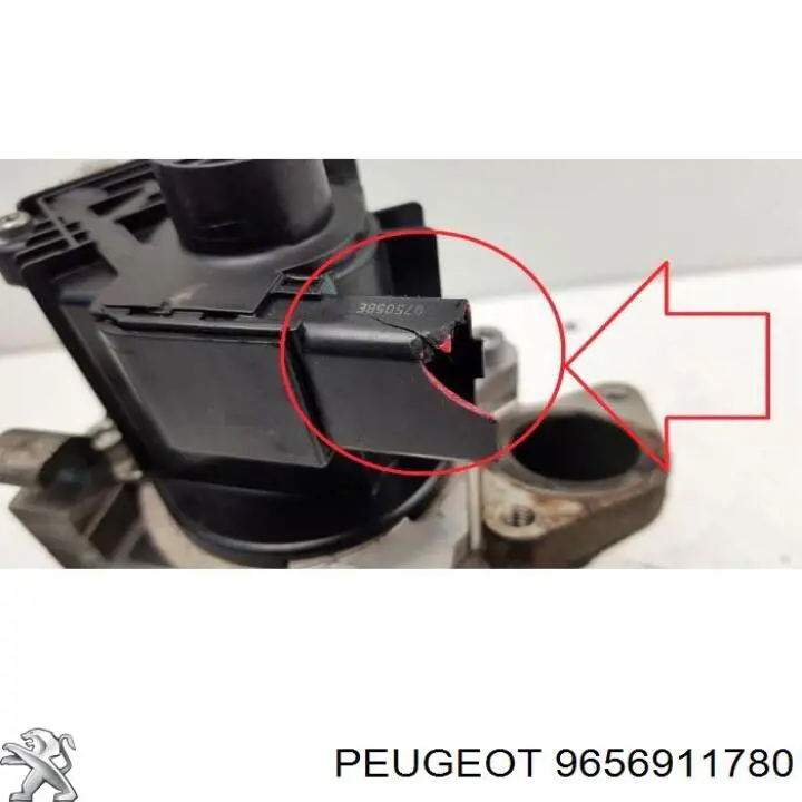 9656911780 Peugeot/Citroen Zawór recyrkulacji spalin EGR