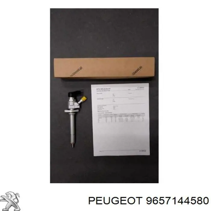 Wtryskiwacz paliwa Peugeot/Citroen 9657144580 cena, od 78,32 USD