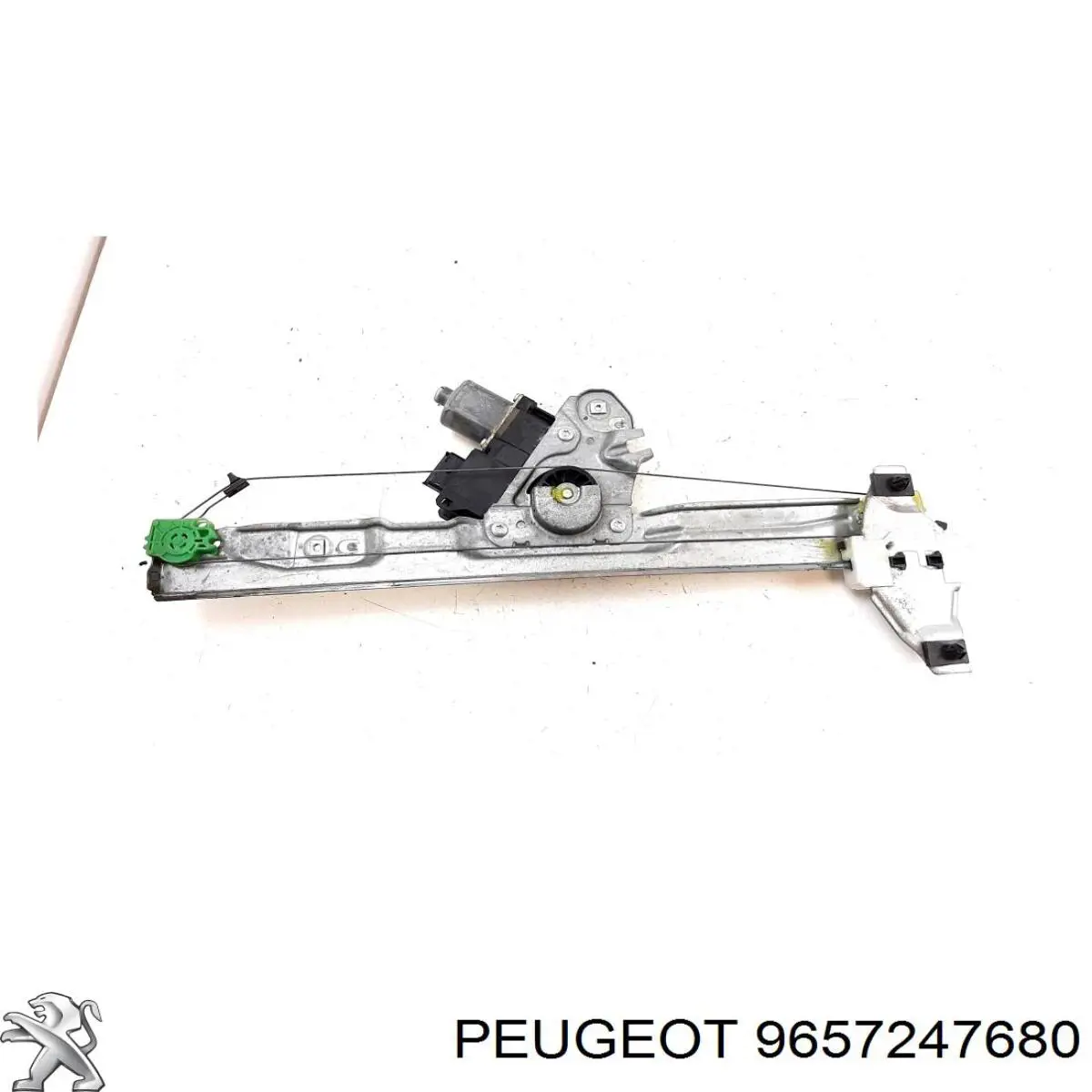 Do koszyka 9657247680 Peugeot/Citroen Silniczek podnośnika szyby drzwi przednich lewych