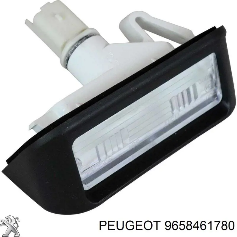 9658461780 Peugeot/Citroen Lampa oświetlenia tylnej tablicy rejestracyjnej