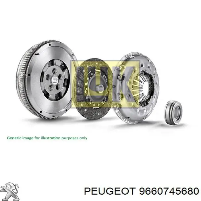 Do koszyka 9660745680 Peugeot/Citroen Koło zamachowe silnika