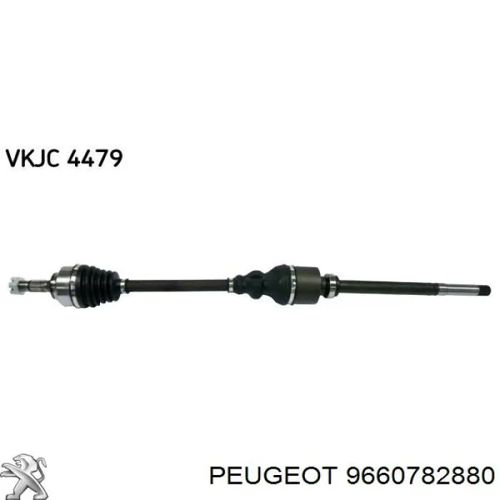 9660782880 Peugeot/Citroen Półoś napędowa przednia prawa