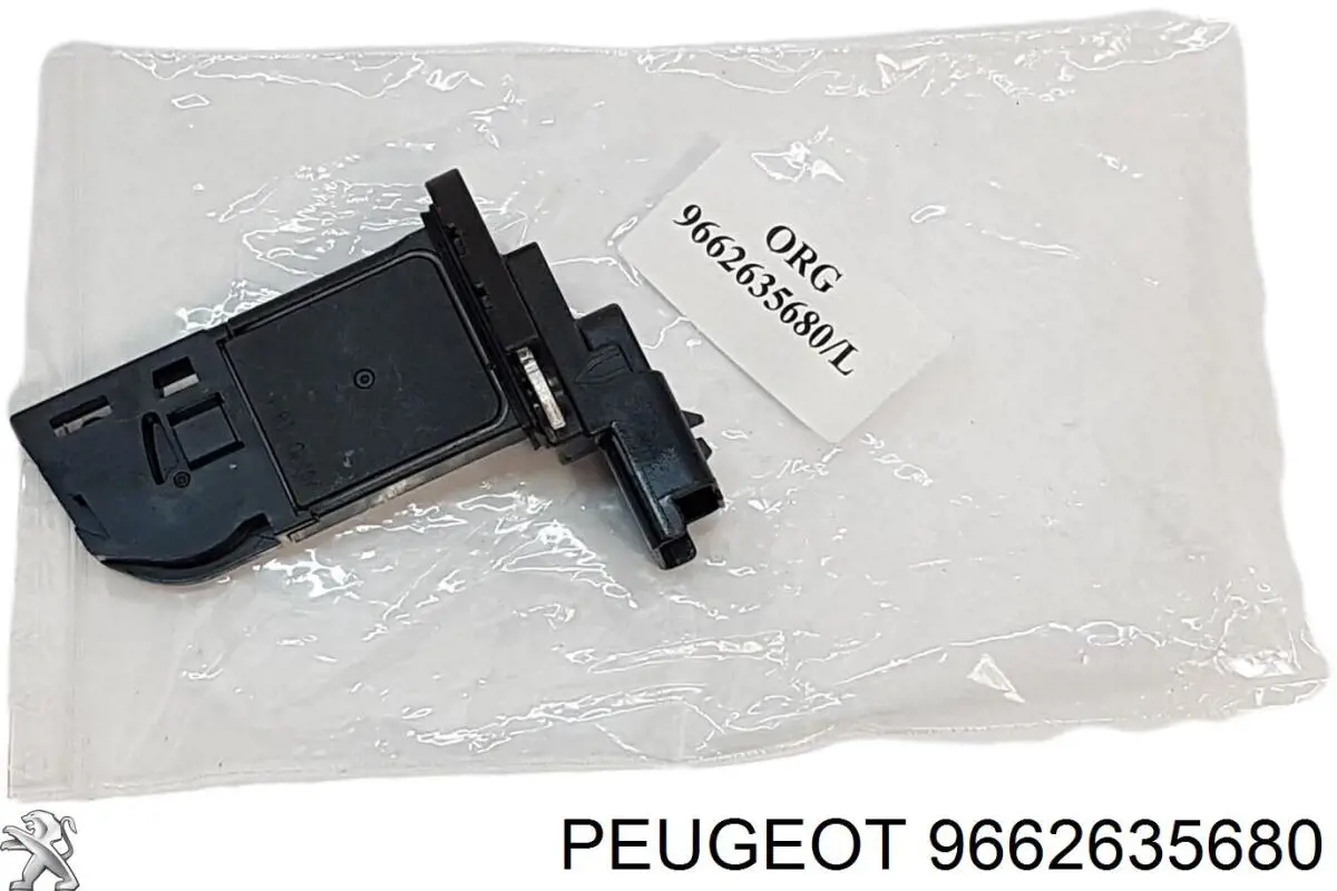 Czujnik przepływu powietrza, przepływomierz powietrza M.A.F. Peugeot/Citroen 9662635680 cena, od 42,56 USD