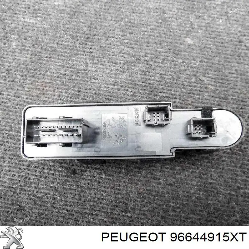 Do koszyka 96644915XT Peugeot/Citroen Panel przyciskowy sterowania podnośnikiem szyby przedni lewy