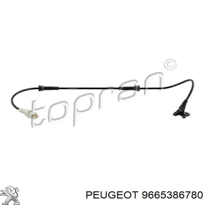 Czujnik ABS przedni lewy Peugeot/Citroen 9665386780 cena, od 33,23 USD