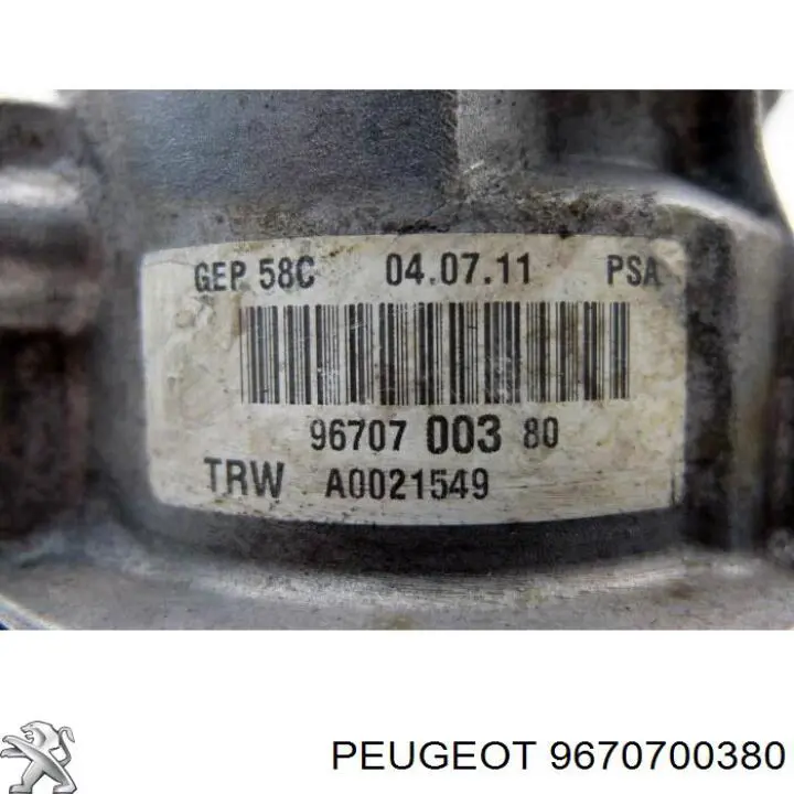 Pompa wspomagania hydraulicznego kierownicy 00004008N5 Peugeot/Citroen