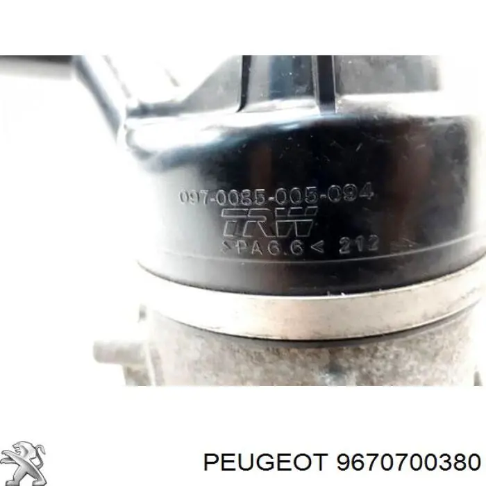 Pompa wspomagania hydraulicznego kierownicy 9670700380 Peugeot/Citroen