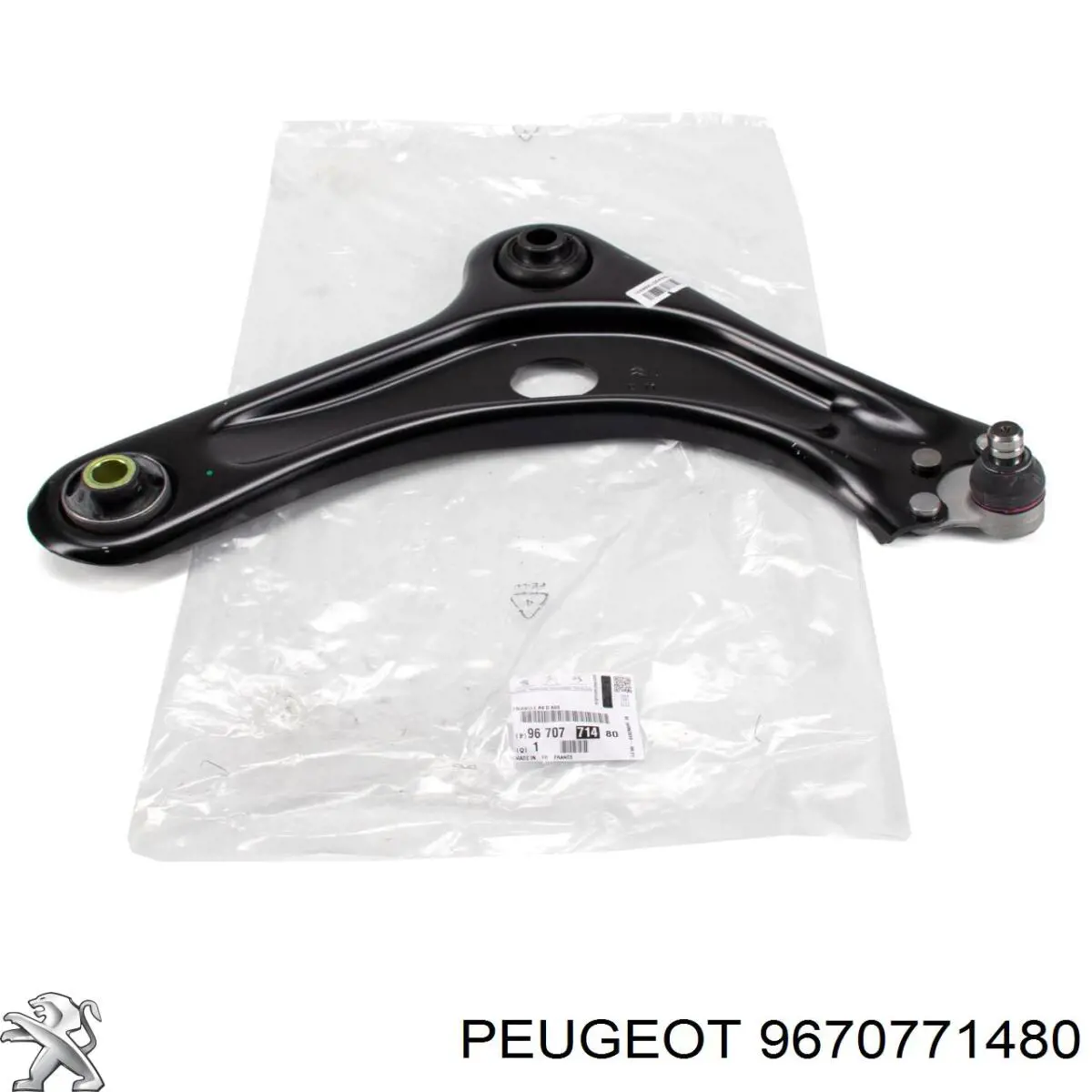 9670771480 Peugeot/Citroen Wahacz zawieszenia przedniego dolny prawy
