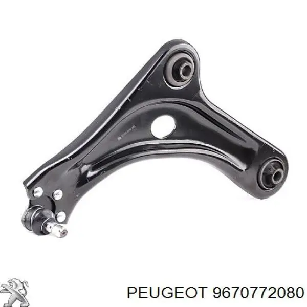 Do koszyka 9670772080 Peugeot/Citroen Wahacz zawieszenia przedniego dolny lewy