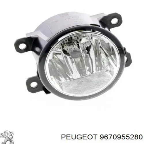 Lampa przeciwmgielna lewa/prawa Peugeot/Citroen 9670955280 cena, od 56,18 USD