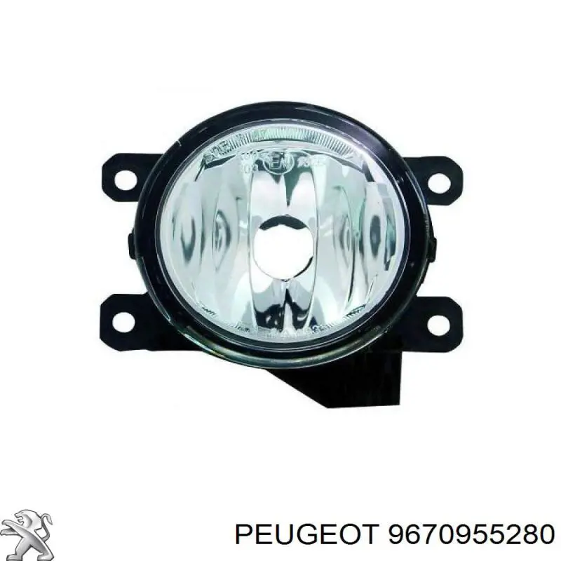 Lampa przeciwmgielna lewa/prawa Peugeot/Citroen 9670955280