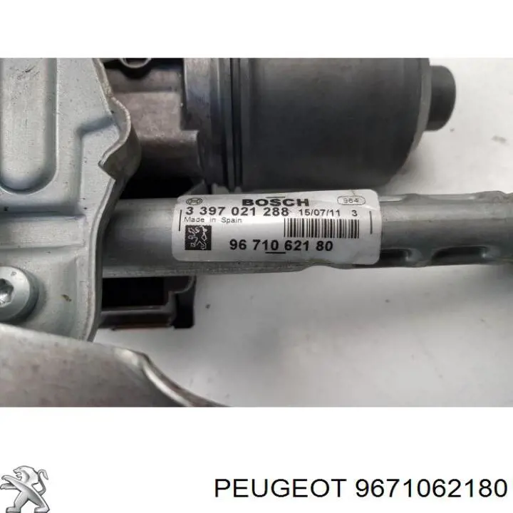 9671062180 Peugeot/Citroen Mechanizm wycieraczki lewy