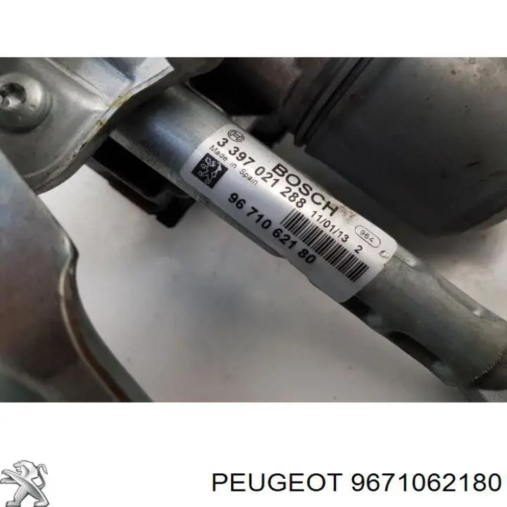 Mechanizm wycieraczki lewy Peugeot/Citroen 9671062180 cena, od 47,67 USD