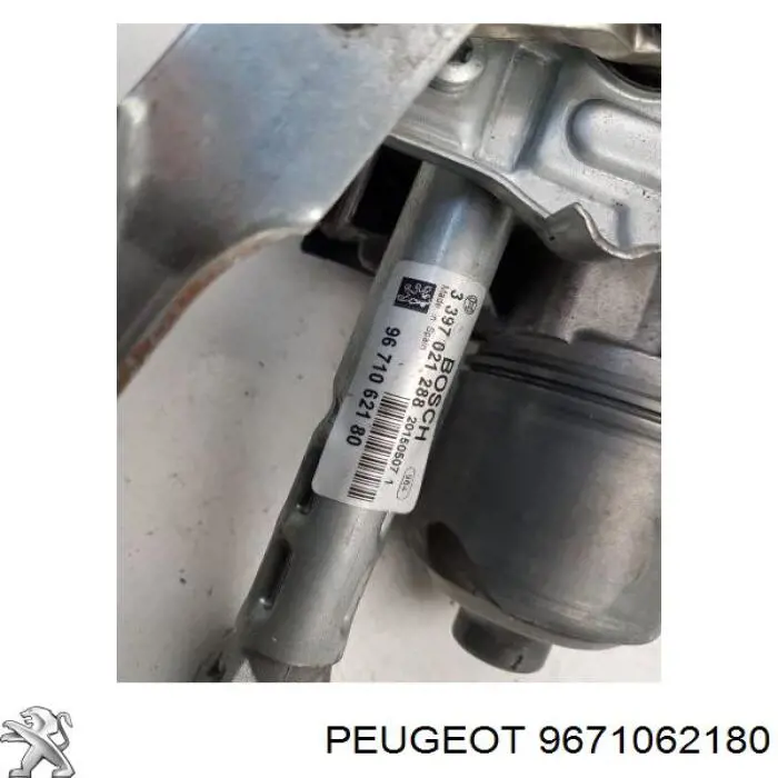 Mechanizm wycieraczki lewy 9671062180 Peugeot/Citroen