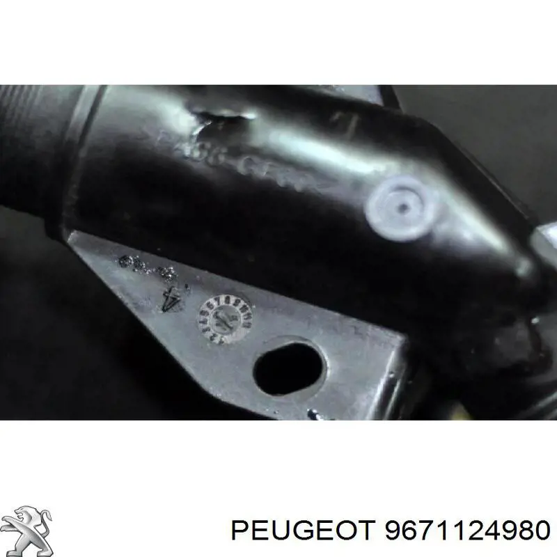 Kołnierz układu chłodzenia (trójnik) 9671124980 Peugeot/Citroen