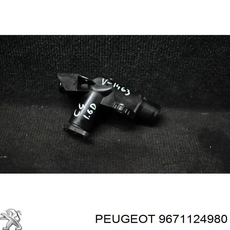 Do koszyka 9671124980 Peugeot/Citroen Kołnierz układu chłodzenia (trójnik)