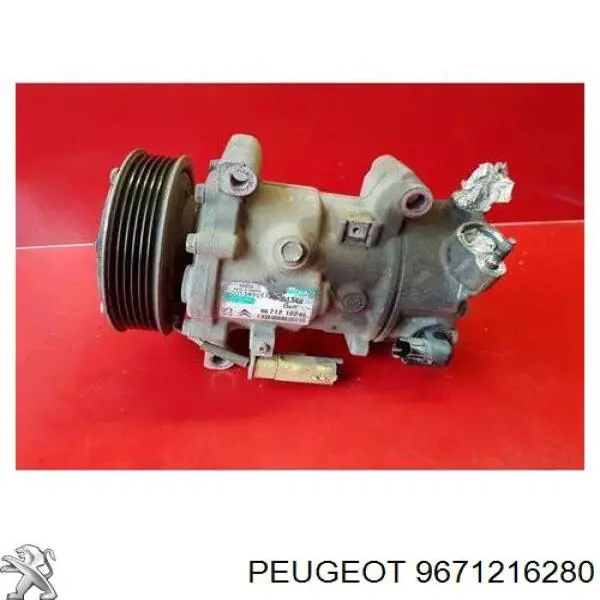 Sprężarka klimatyzacji Peugeot/Citroen 9671216280 cena, od 180,47 USD