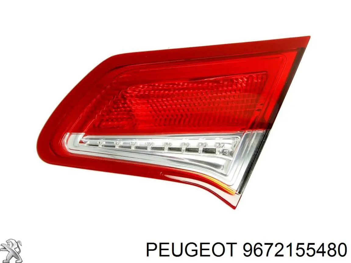 9672155480 Peugeot/Citroen Lampa zespolona tylna prawa wewnętrzna