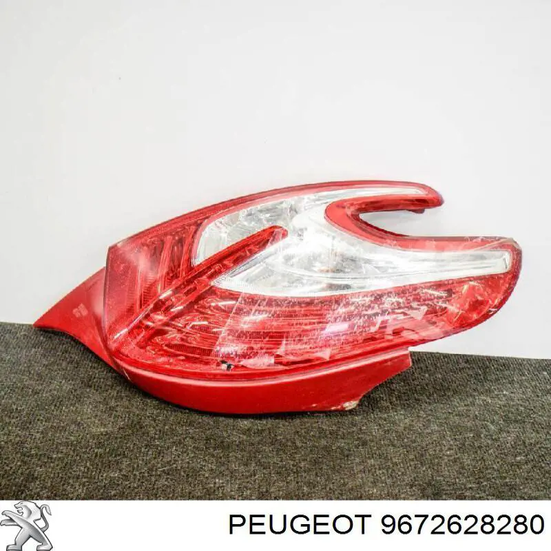 Do koszyka 9672628280 Peugeot/Citroen Lampa zespolona tylna lewa
