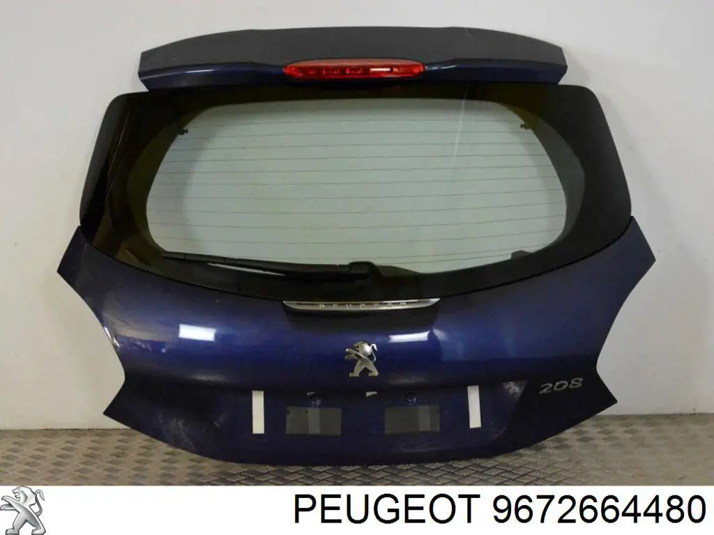 9672664480 Peugeot/Citroen Drzwi tylne (bagażnika 3/5)