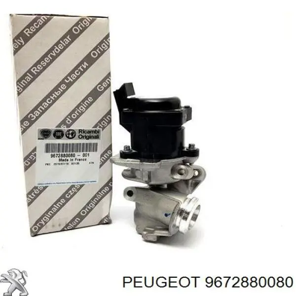 9672880080 Peugeot/Citroen zawór recyrkulacji spalin egr