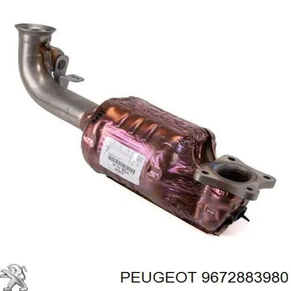9672883980 Peugeot/Citroen Konwerter-katalizator