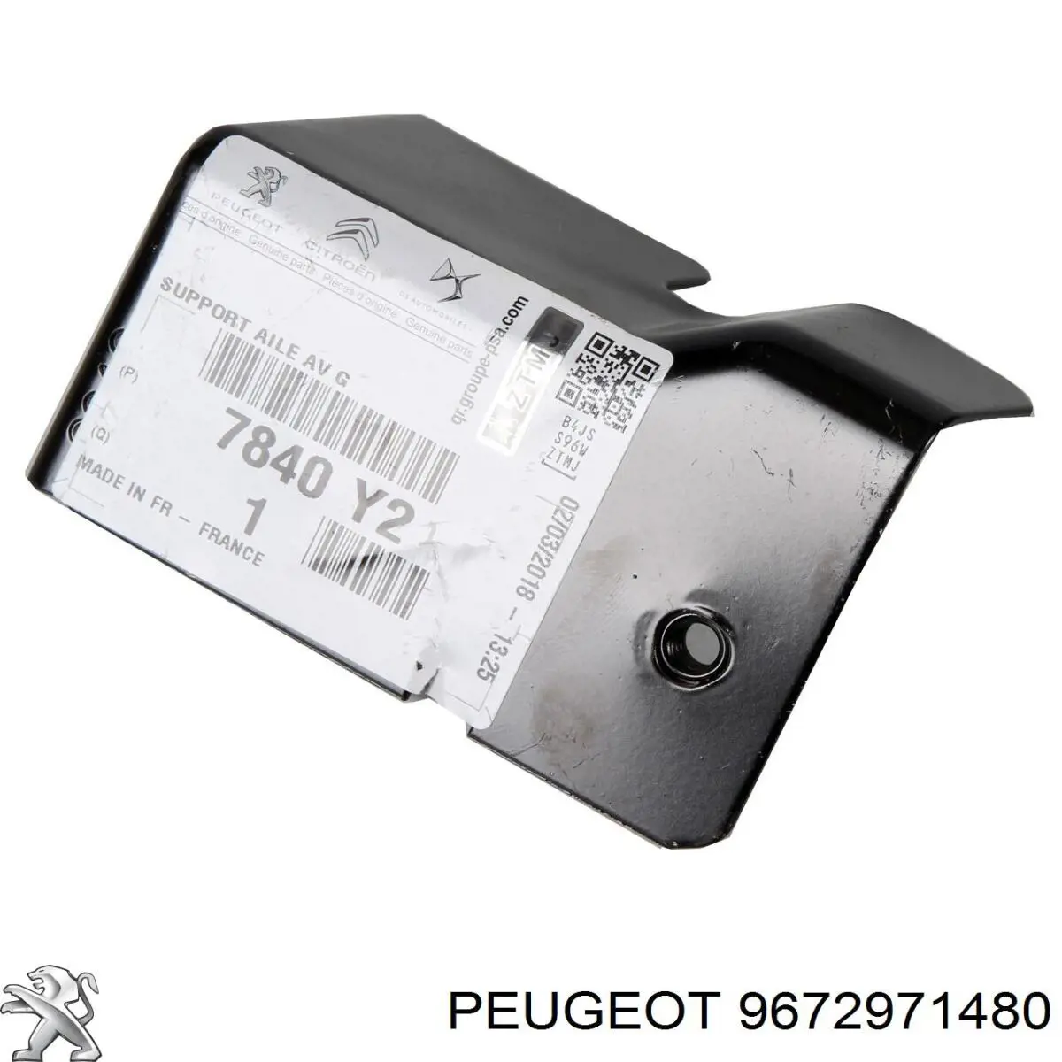 Do koszyka 9672971480 Peugeot/Citroen Błotnik przedni prawy
