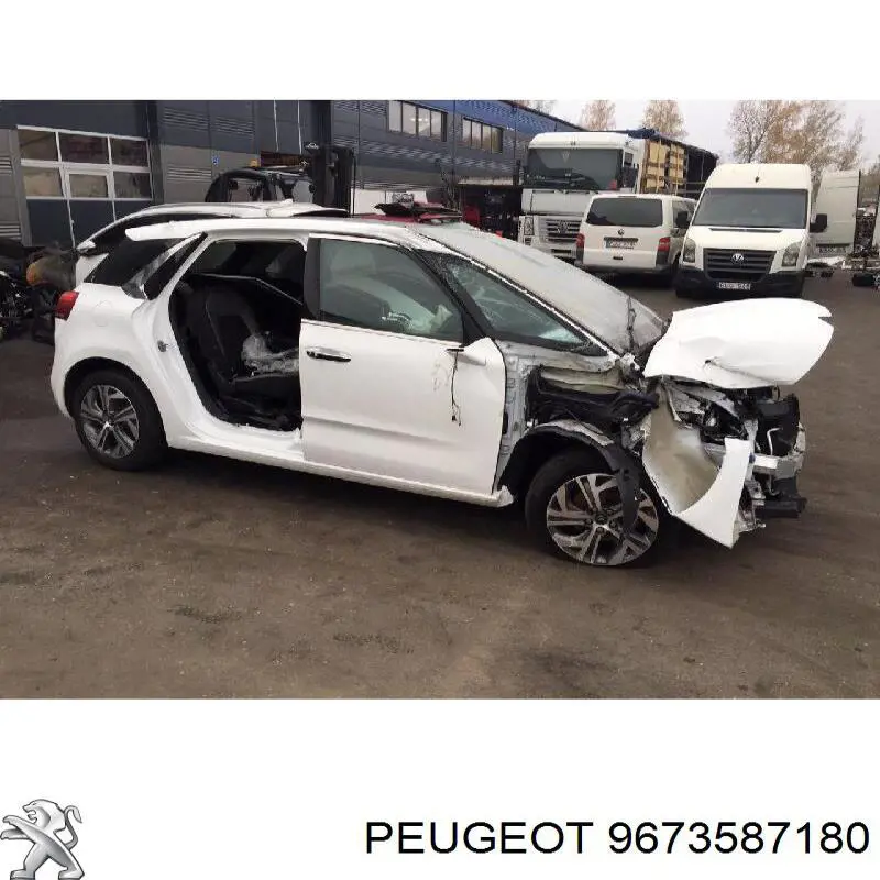 9673587180 Peugeot/Citroen Przewód (króciec) intercoolera