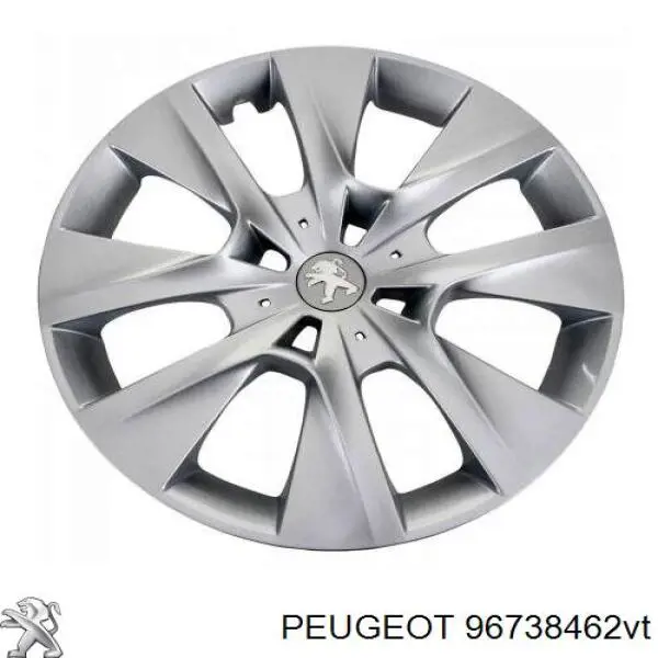 Do koszyka Kołpak do obręczy koła Peugeot 208 I CA, CC