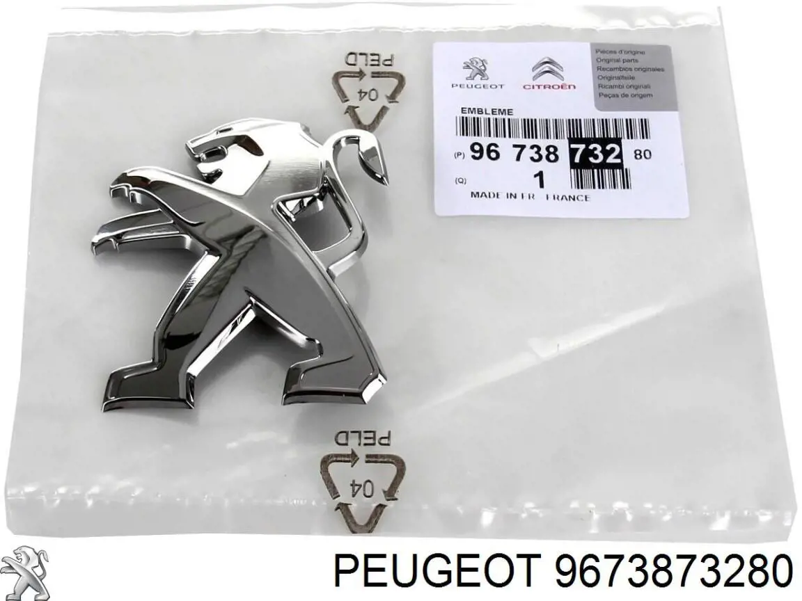 Emblemat na klapę bagaznika (znaczek firmowy) do Peugeot 208 I CA, CC