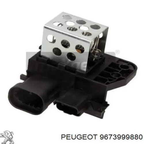 Do koszyka 9673999880 Peugeot/Citroen Regulator obrotów wentylatora (sterownik)