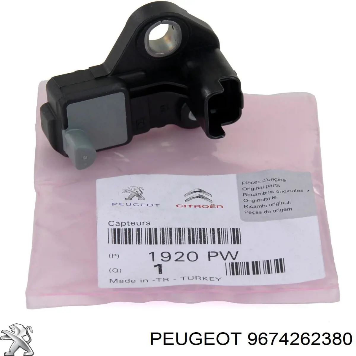 Czujnik położenia wałka rozrządu Peugeot/Citroen 9674262380