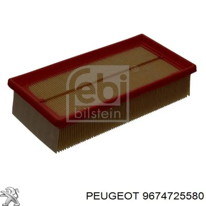 Filtr powietrza Peugeot/Citroen 9674725580 cena, od 9,34 USD