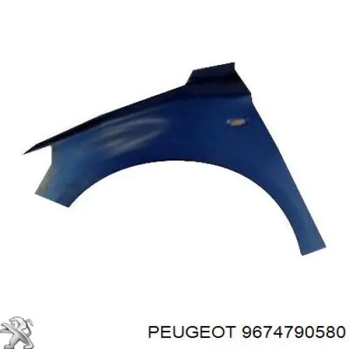 Błotnik przedni lewy Peugeot/Citroen 9674790580 cena, od 65,88 USD