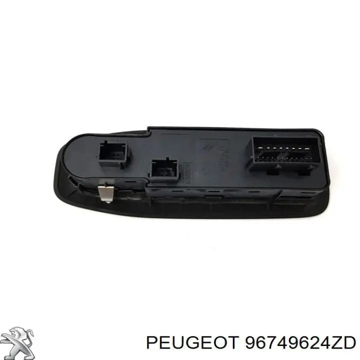 Panel przyciskowy sterowania podnośnikiem szyby przedni lewy Peugeot/Citroen 96749624ZD cena, od 80,13 USD