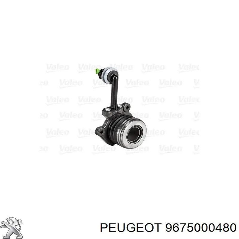 Do koszyka 9675000480 Peugeot/Citroen Cylinder roboczy sprzęgła (wysprzęglik) w komplecie z łożyskiem wyciskowym