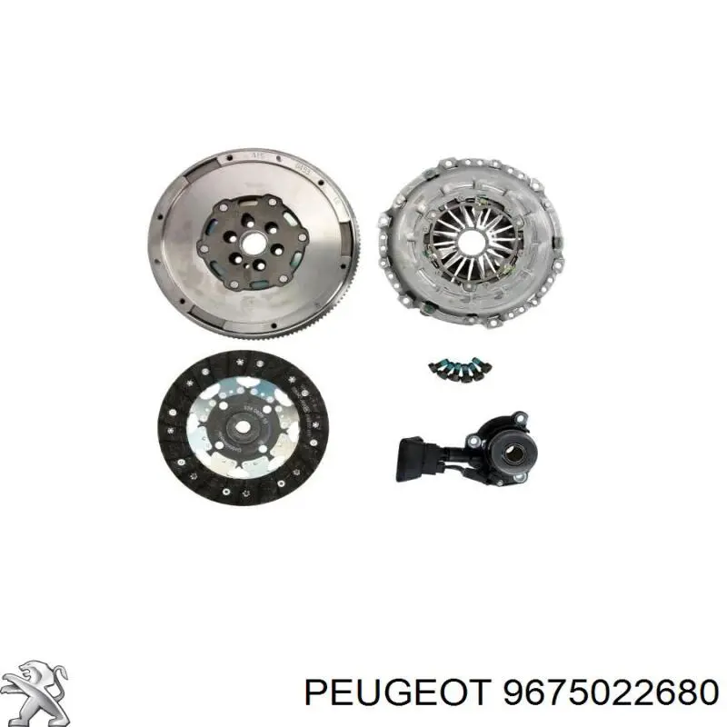 Zestaw sprzęgła (3 części) Peugeot/Citroen 9675022680 cena, od 314,55 USD