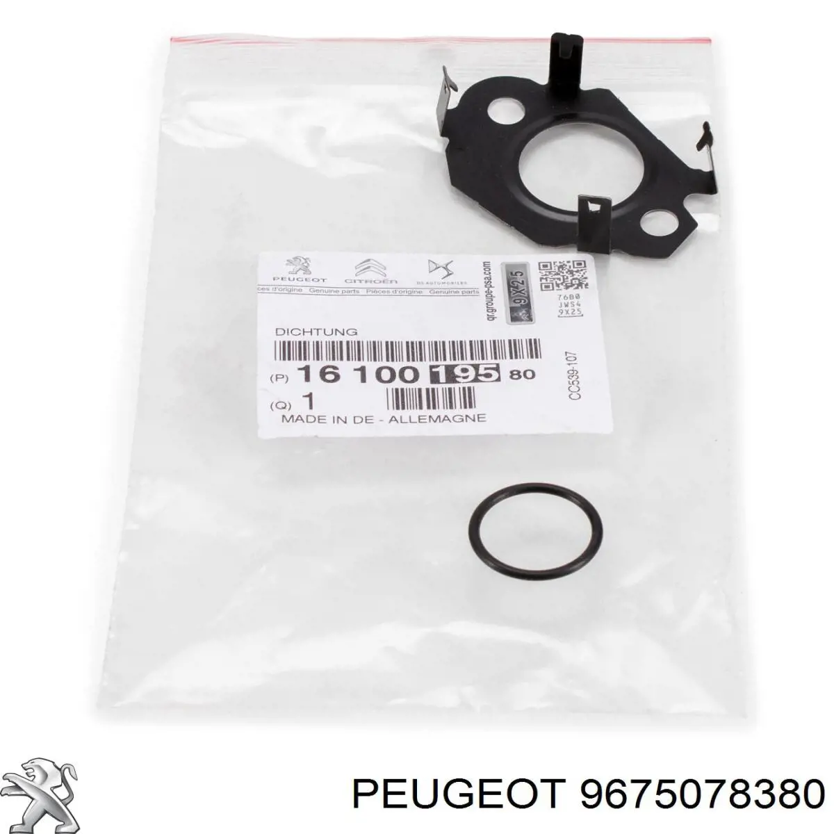Poduszka mocowania tłumika 9675078380 Peugeot/Citroen