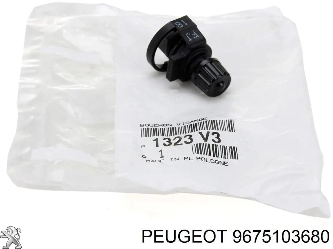 9675103680 Peugeot/Citroen Przewód klimatyzacji, od chłodnicy do parownika