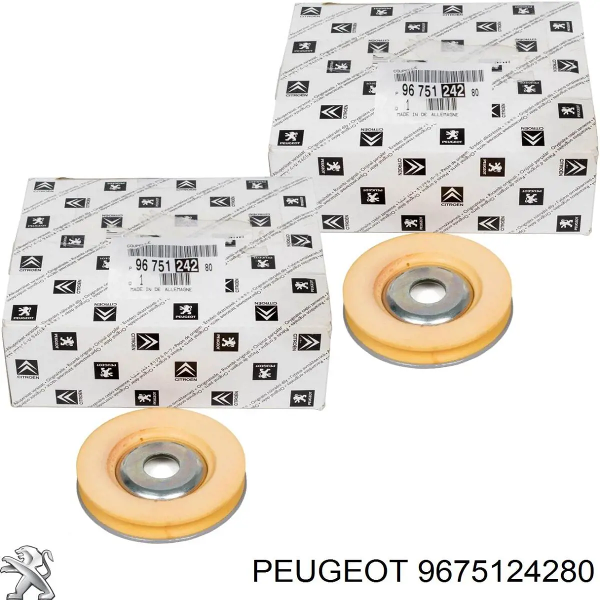 Poduszka amortyzatora przedniego Peugeot/Citroen 9675124280 cena, od 15,64 USD